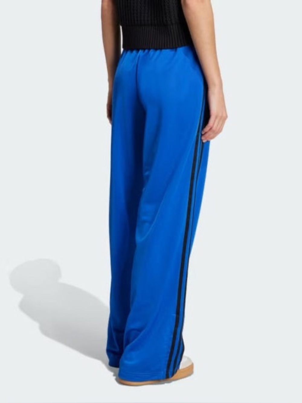adidas Adicolor Classic Firebird Loose Women’s Track Pants -Blue/Black JY2688 - Picture 3 of 6